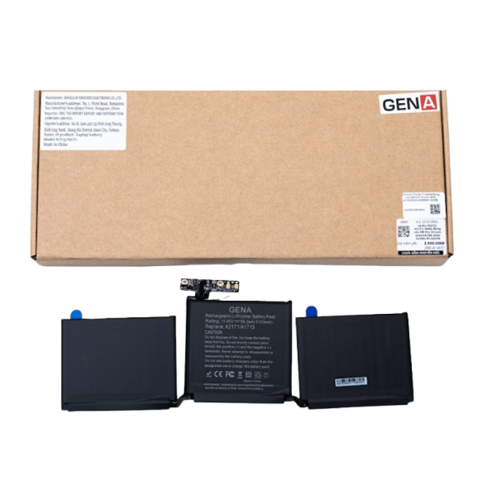 Thay pin MacBook Pro 2017 13 inch A1708 chính hãng GENA