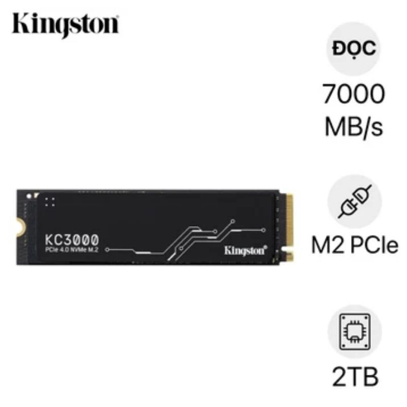 Thay SSD Kingston SKC3000 M.2 PCIe NVMe Gen 4 2TB