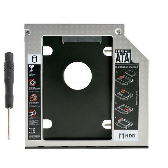 Thay Caddy Bay DVD 12.7mm SATA III