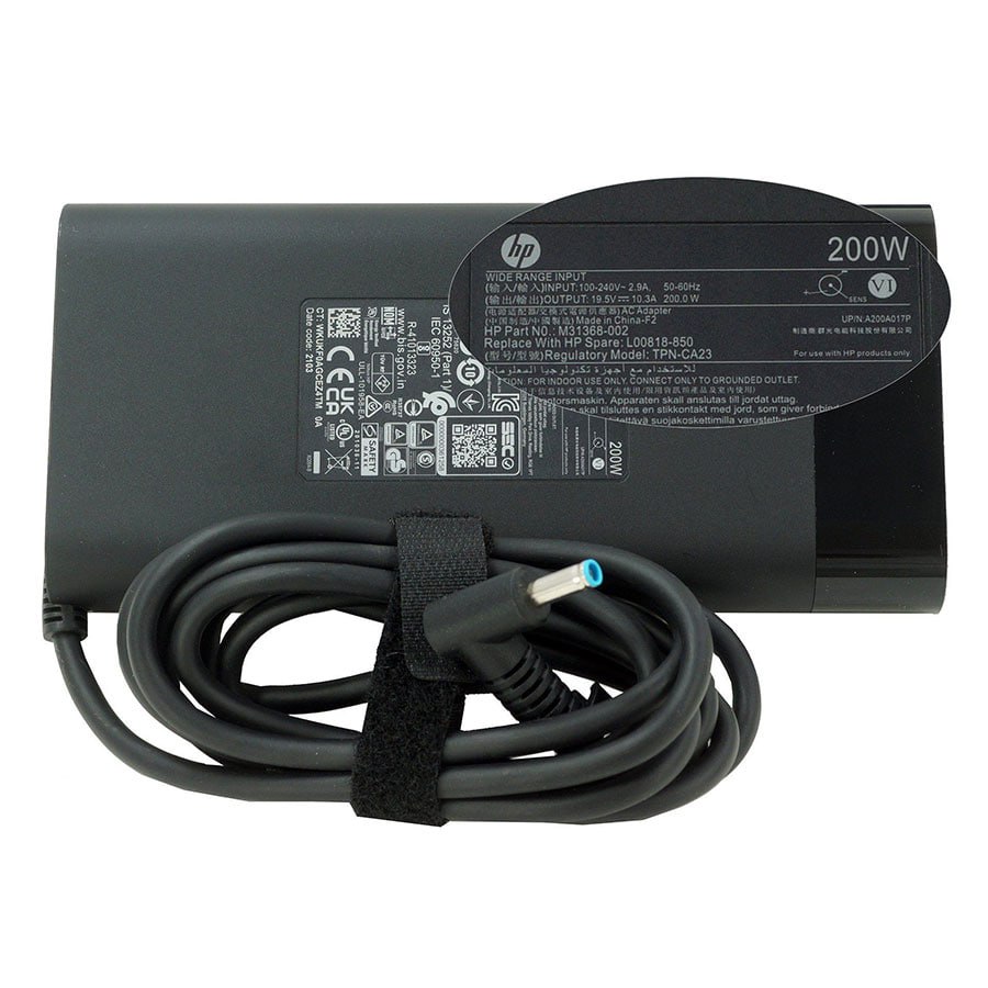 Sạc Laptop HP 19.5V 10.3A 200W Đầu Kim Nhỏ Oval