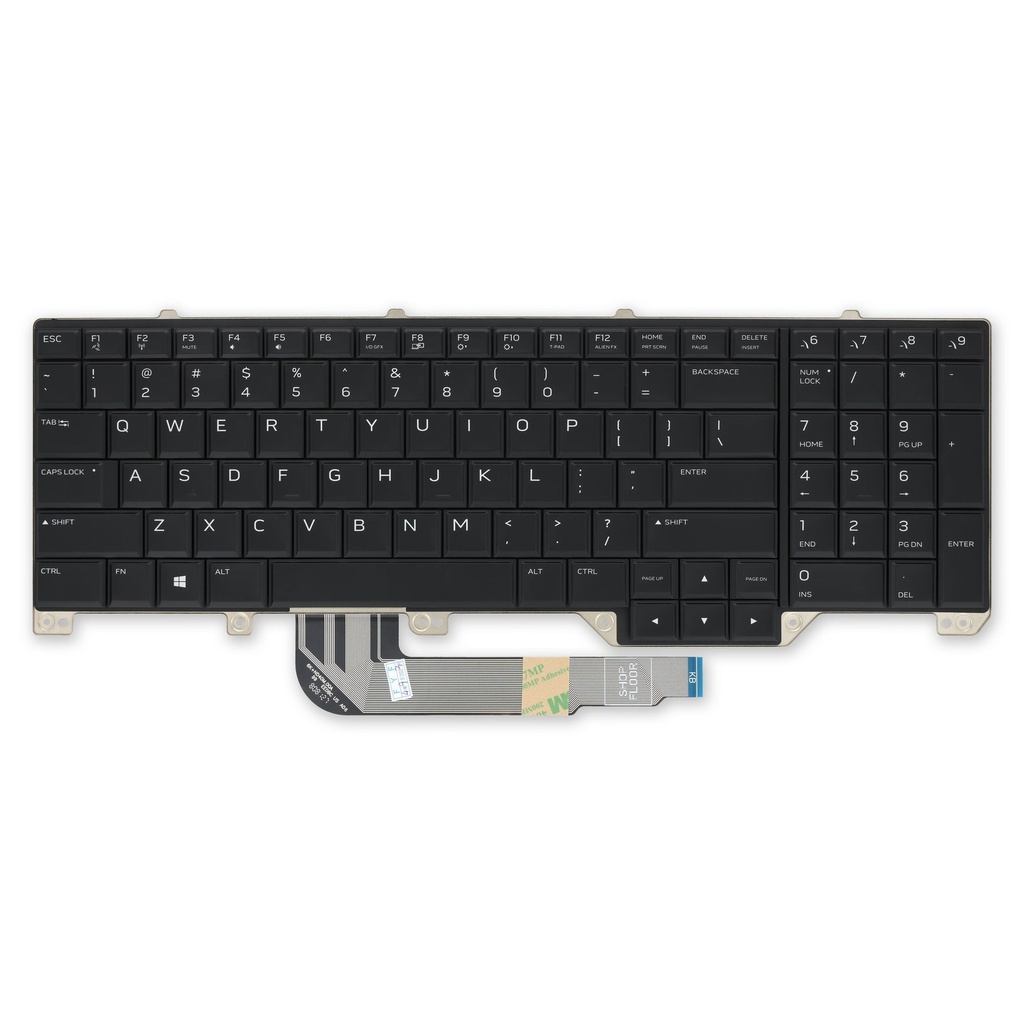 Thay Bàn phím có đèn nền Dell Alienware 17 R4 - 0WN4Y