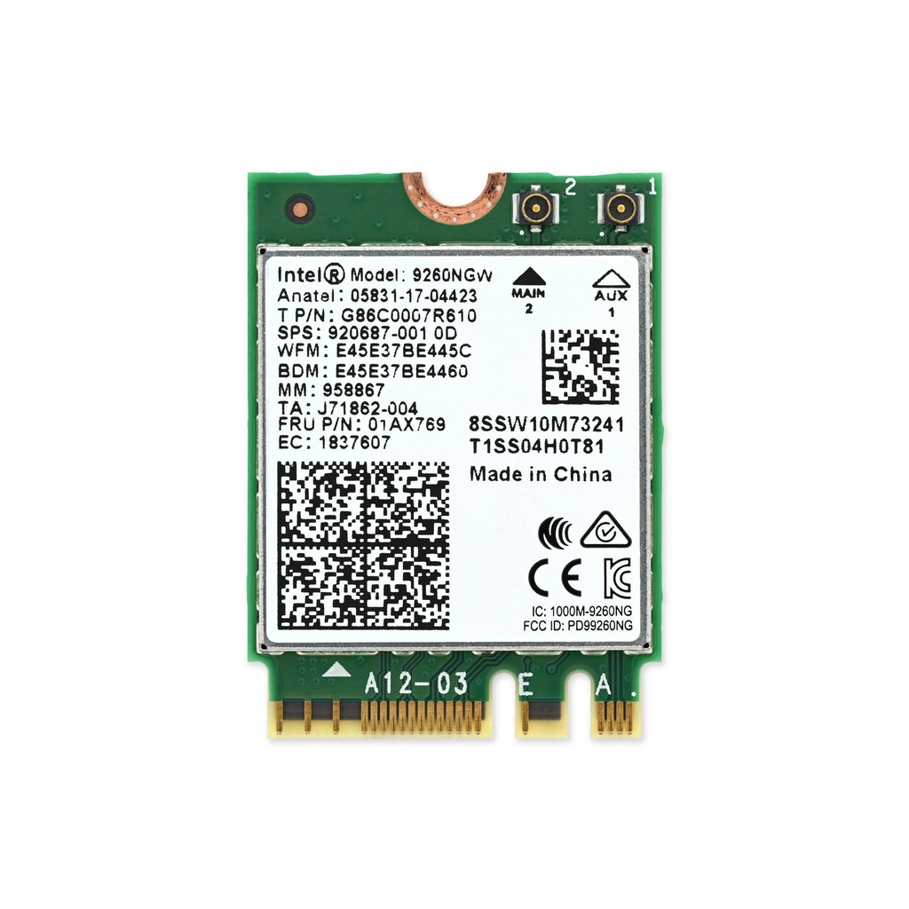 Thay Card Wi-Fi Lenovo 01AX769