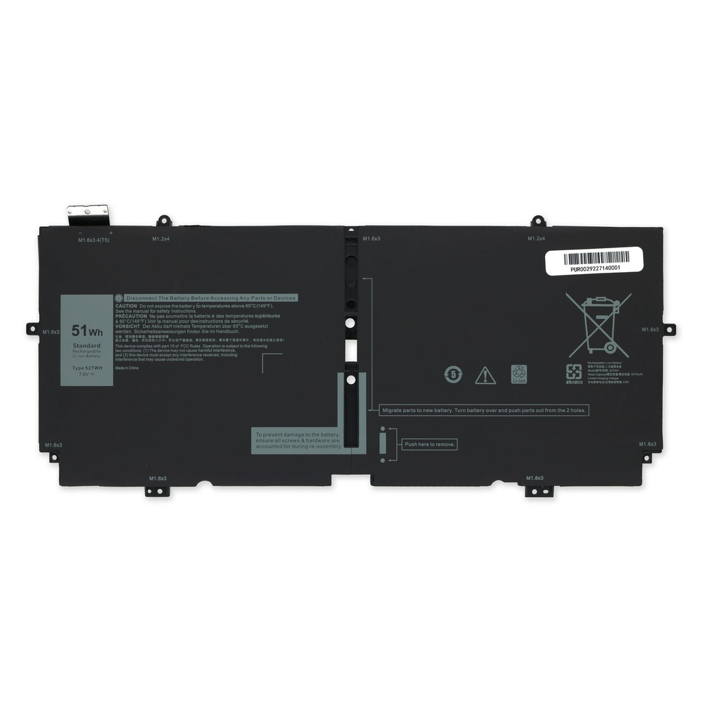 Thay Pin Dell XPS 13 (7390) 2-in-1 52TWH