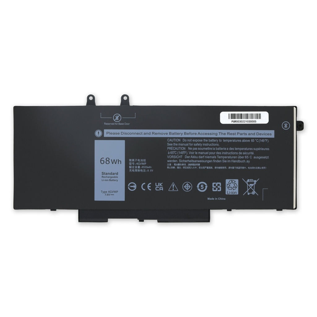Thay Pin Laptop Dell 4GVMP
