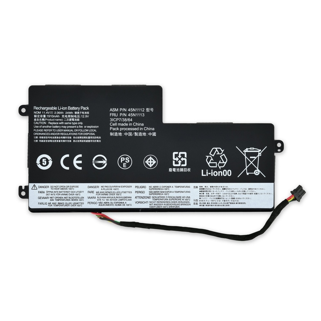 Thay Pin trong Lenovo ThinkPad T440/T450/T460/X240/X250/X270 - 121500148
