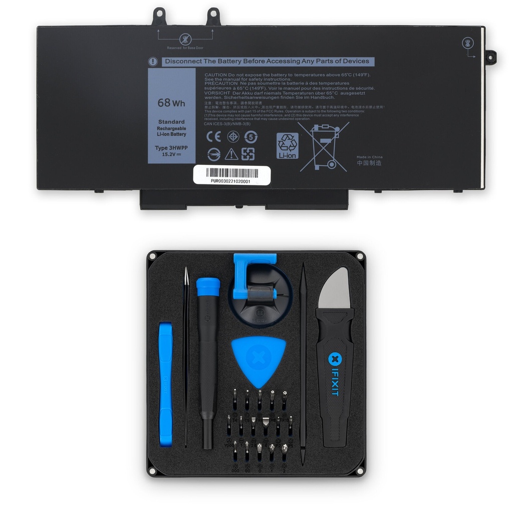 Thay Pin Laptop Dell 3HWPP