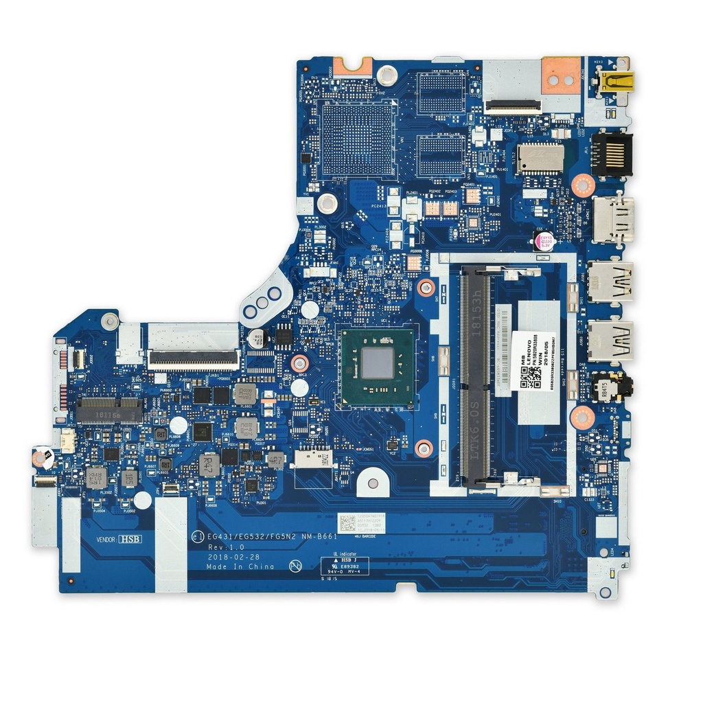Thay Bo mạch chủ Intel Celeron N4100 Lenovo IdeaPad 330