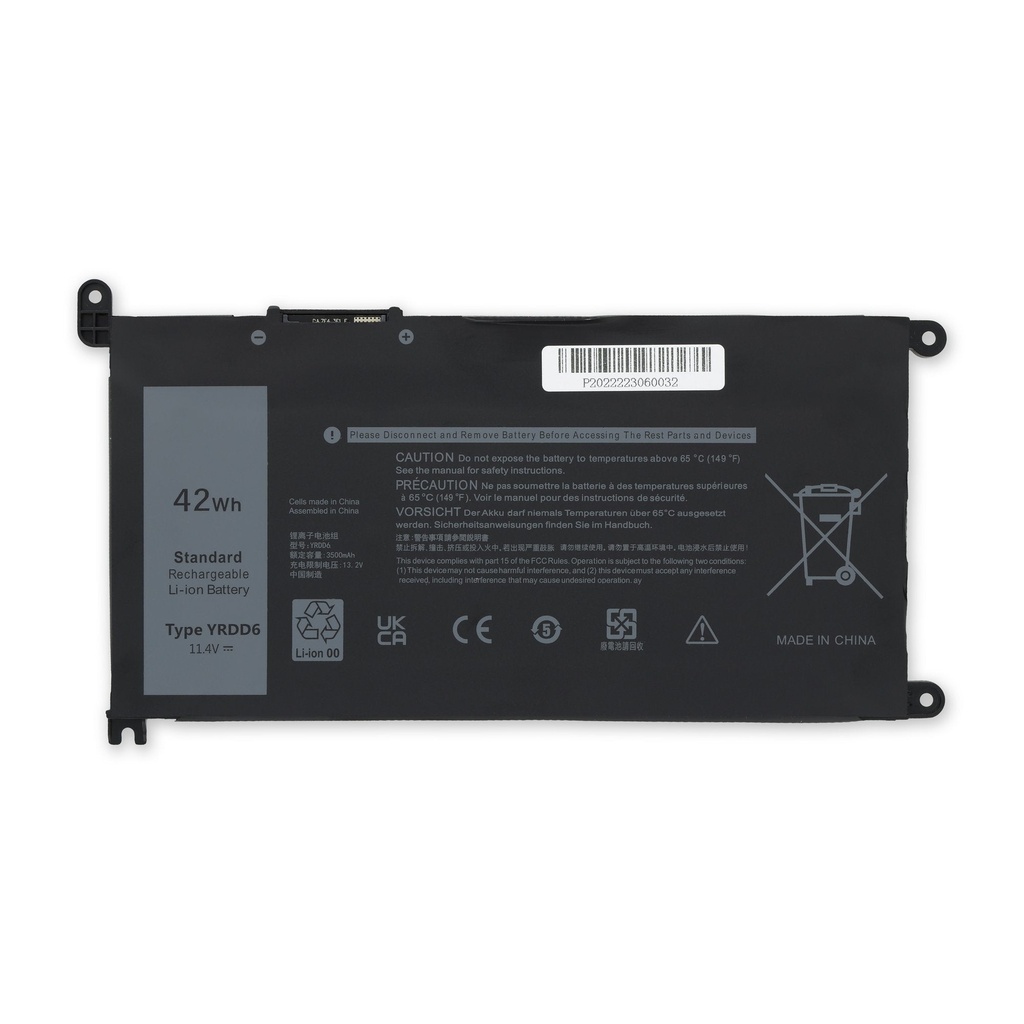 Thay Pin Laptop Dell YRDD6
