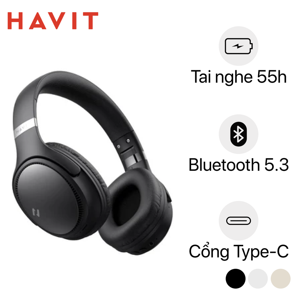 Tai Nghe Bluetooth Chụp Tai Havit H630BT