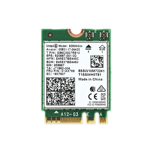 Thay Card Wi-Fi Lenovo 01AX769