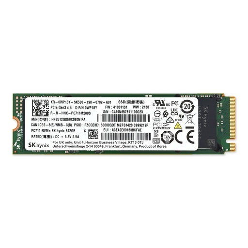 Thay Ổ cứng SSD Dell XPS 15 9510