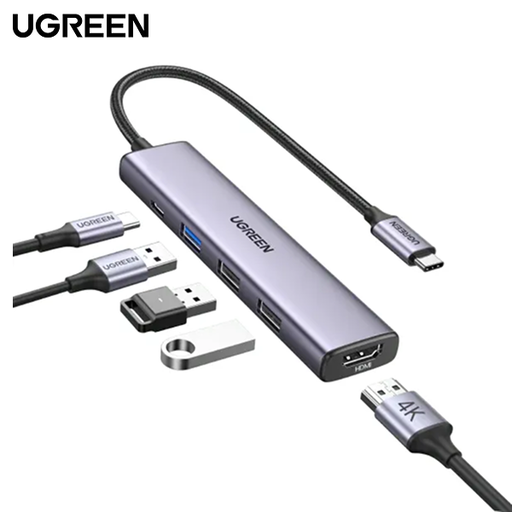 [S.UG.38] Hub chuyển đổi Ugreen USB-C 5 in 1 CM478 15495