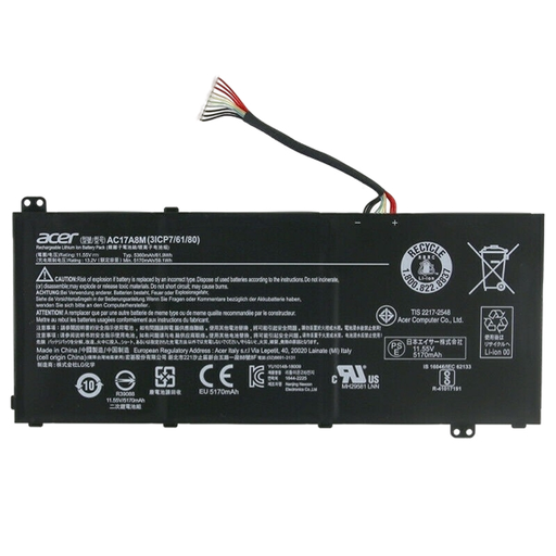 [6.2.10.55] Thay pin laptop Acer Aspire A514-51