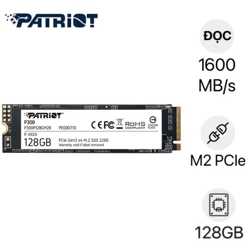 Thay SSD Patriot P300 M.2 NVMe 128GB
