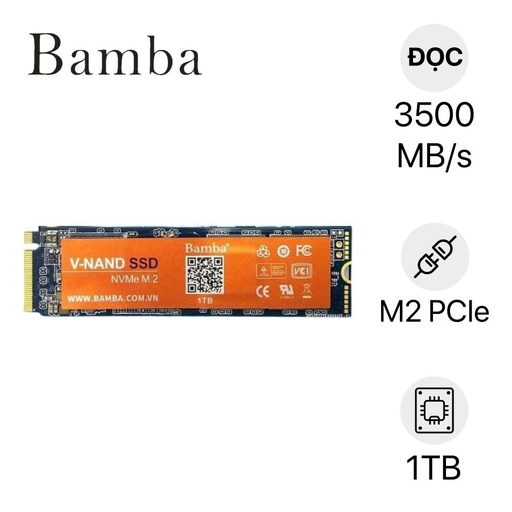 Thay Ổ cứng SSD M.2 NVMe PCIe Gen 4 1TB Bamba