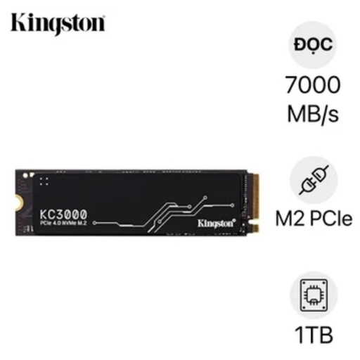 Thay Ổ cứng SSD Kingston SKC3000 M.2 PCIe NVMe Gen 4 1TB