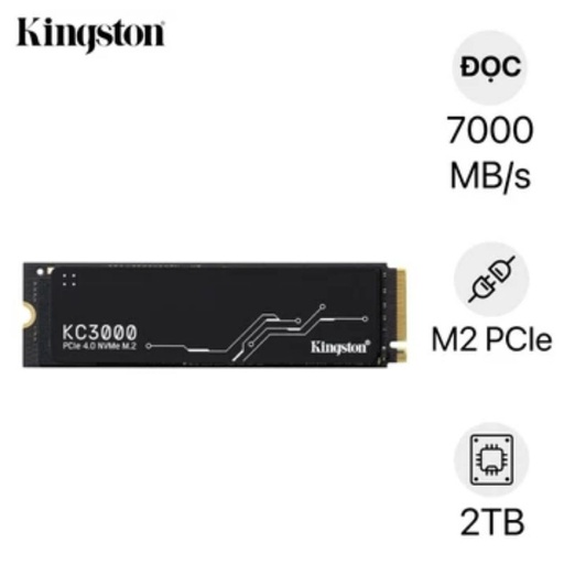 Thay SSD Kingston SKC3000 M.2 PCIe NVMe Gen 4 2TB